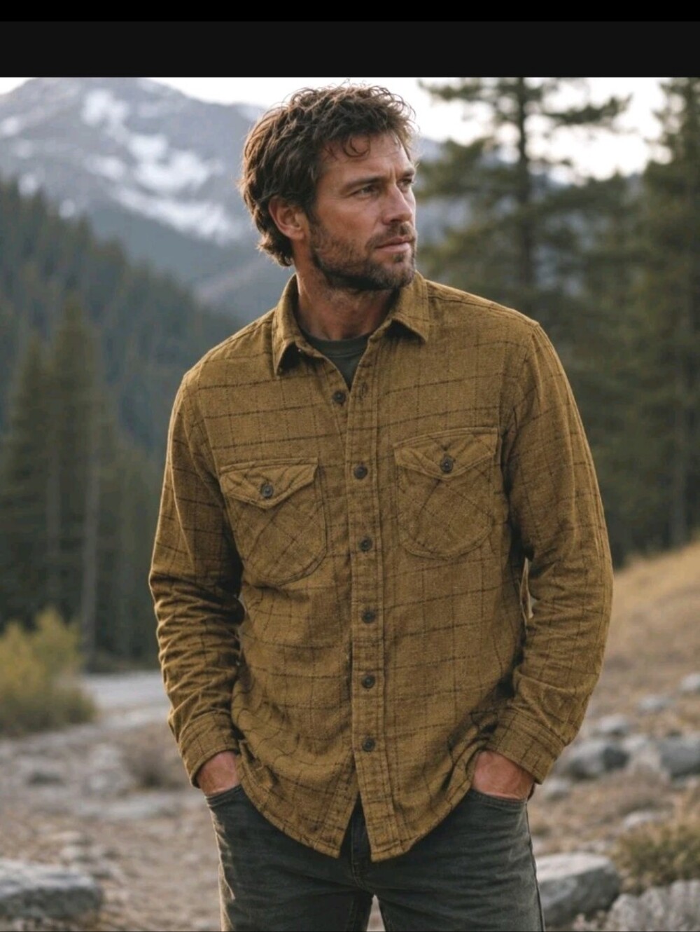 Wallace & Barnes Plaid Flannel Shirt Shacket XS Rugged Outdoor #5900